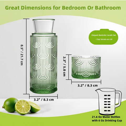 TANMESSO set elegante para la habitación, mesa de noche y baño.