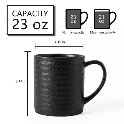 Taza TaoTaojarvie con acabado mate esmaltado y color único.