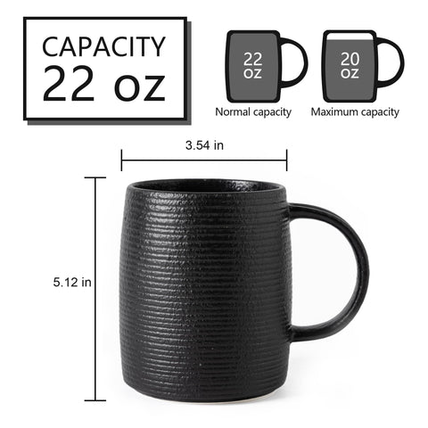 TaoTaojarvie taza cerámica, asa amplia, cómoda para sostener con una mano.