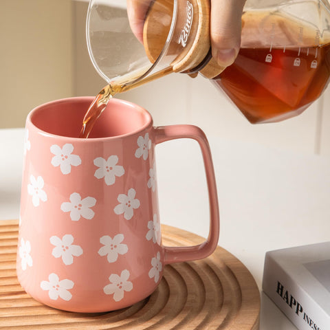 TaoTaojarvie Taza cerámica lavavajillas-segura para limpieza fácil.