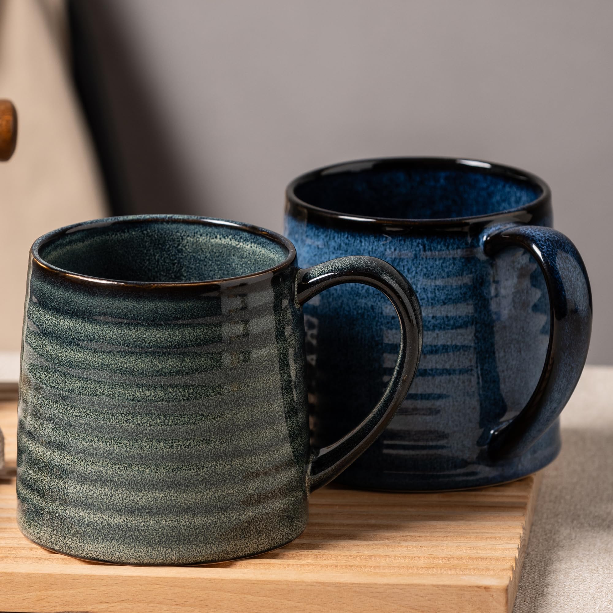 TaoTaojarvie taza ceramica vidriado transmutacion, colores únicos