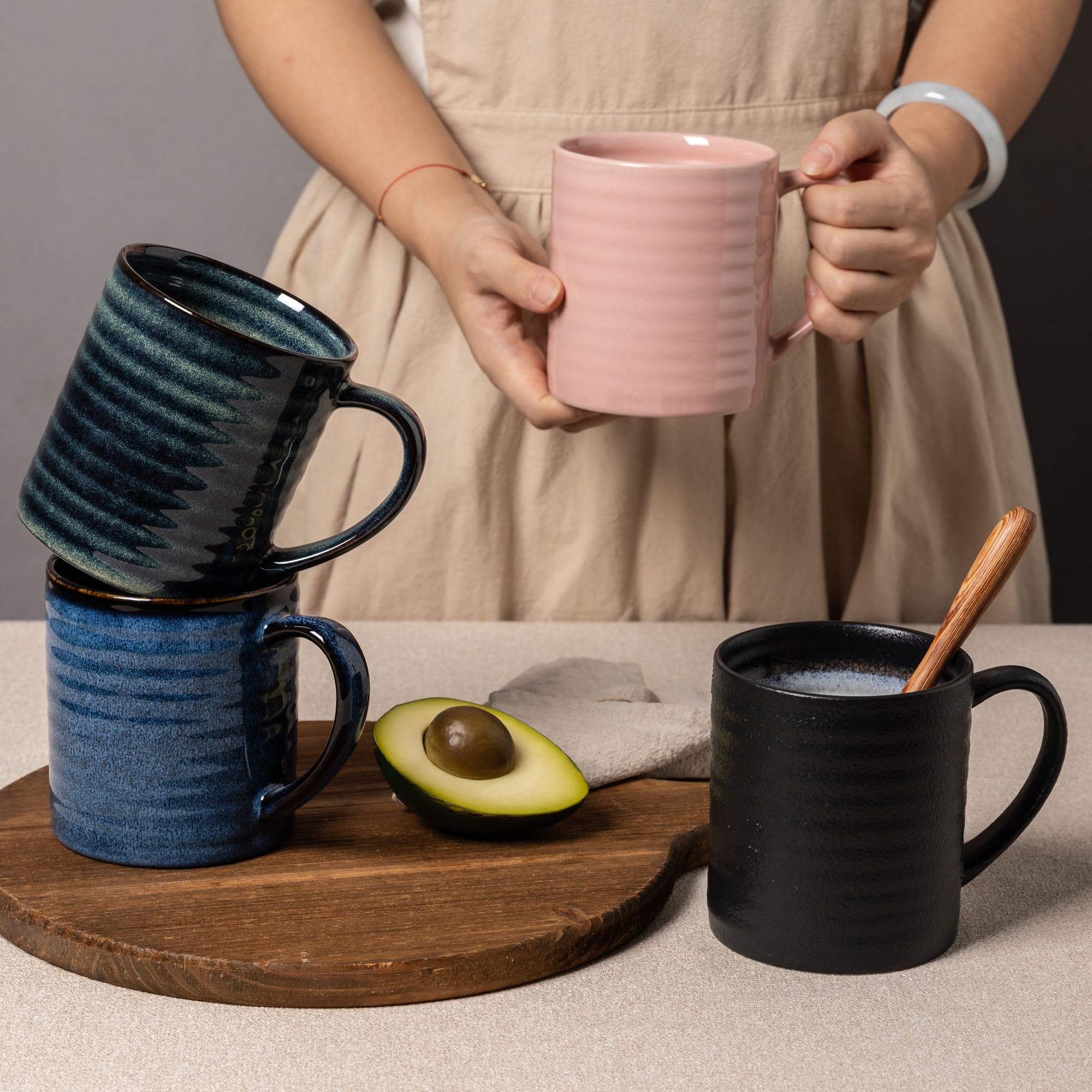 Taza TaoTaojarvie apta para microondas y lavavajillas, comodidad diaria.