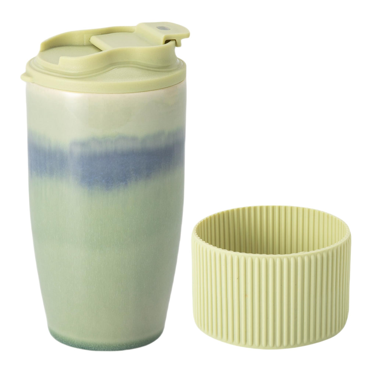 Vaso TaoTaojarvie cerámico de viaje 16 oz, ideal para café portátil