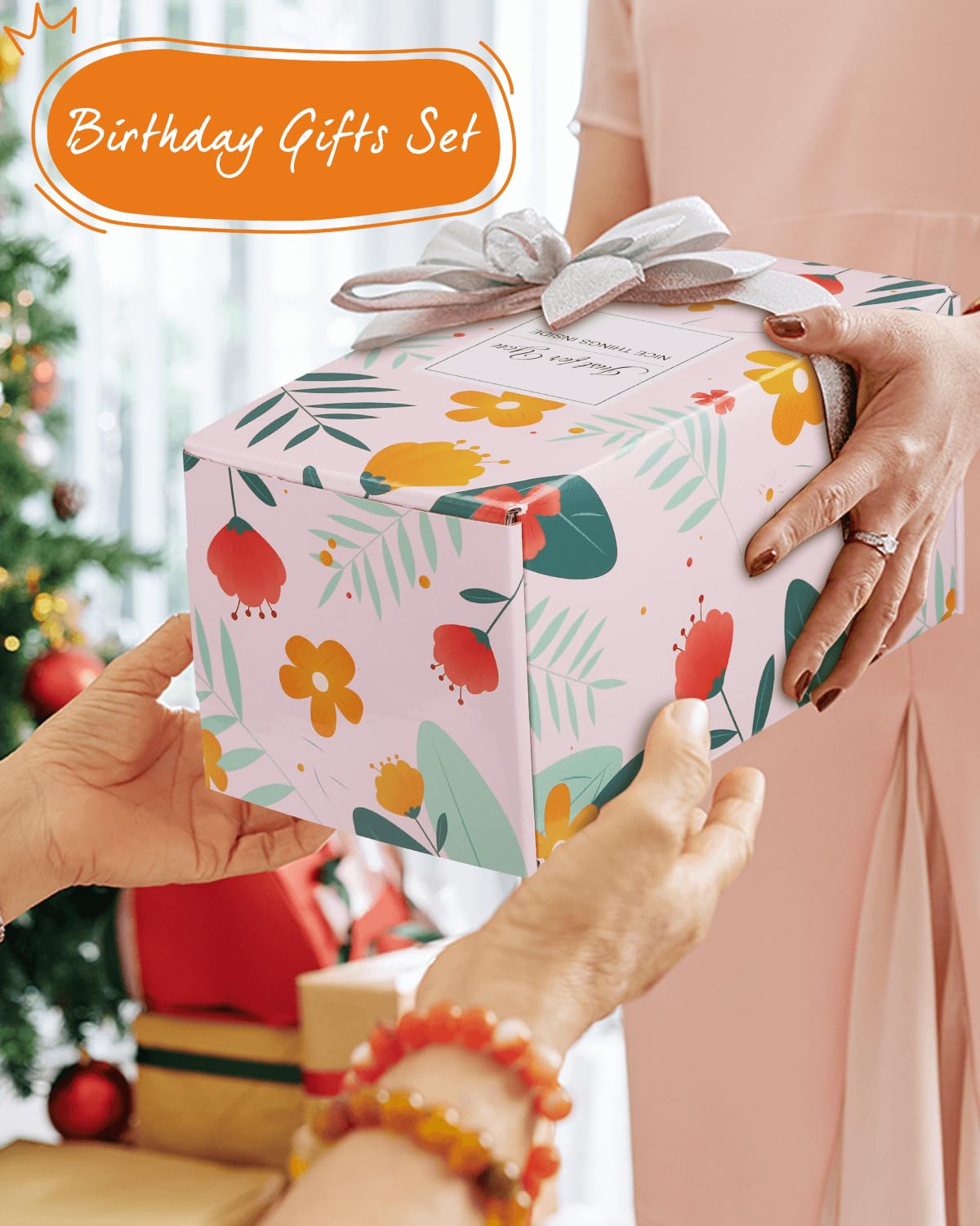 Caja regalo jirafa TAOVEEK, envuelto con detalle para regalar