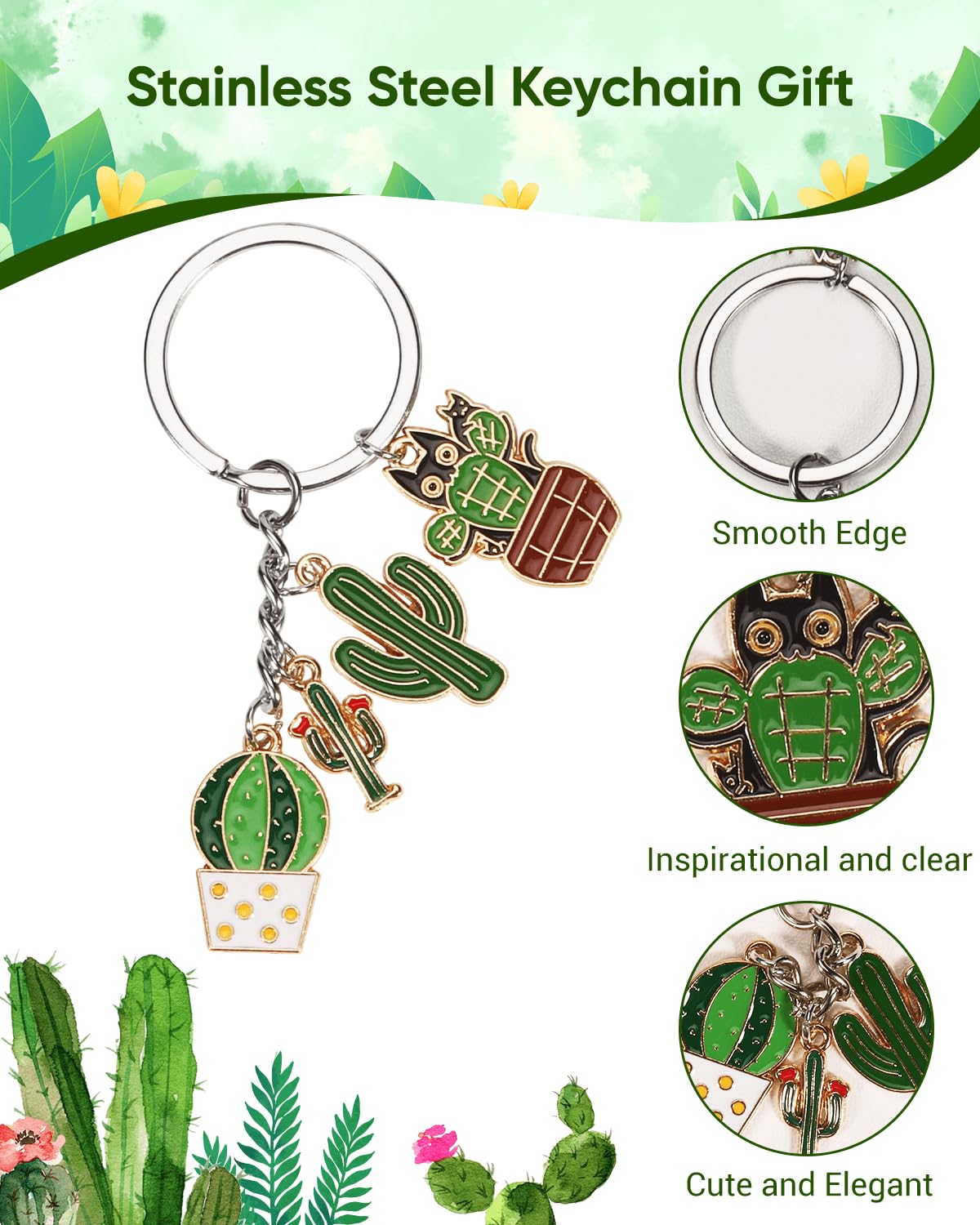 Etiqueta regalo TAOVEEK con temática vegetal, ideal para personalizar regalos.