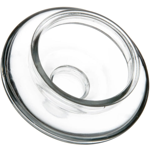 Tapa de vidrio con acabado cristal, mantiene el contenido protegido sin perder estilo.