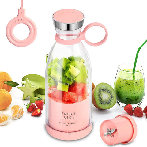 Licuadora portátil TAPHET con capacidad de 350 ml para jugos frescos en casa u oficina