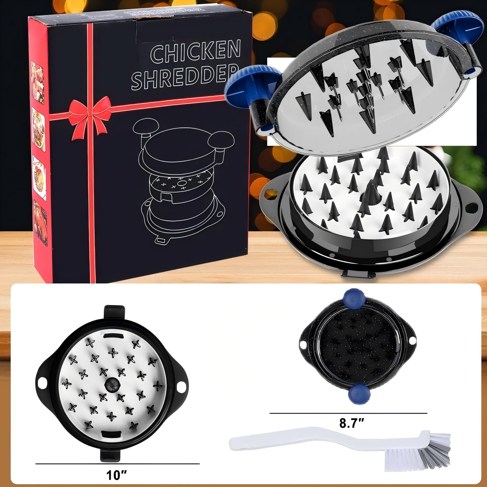 TAREG Deshebrador con clips de almacenamiento para guardar partes y mantenerlo junto.