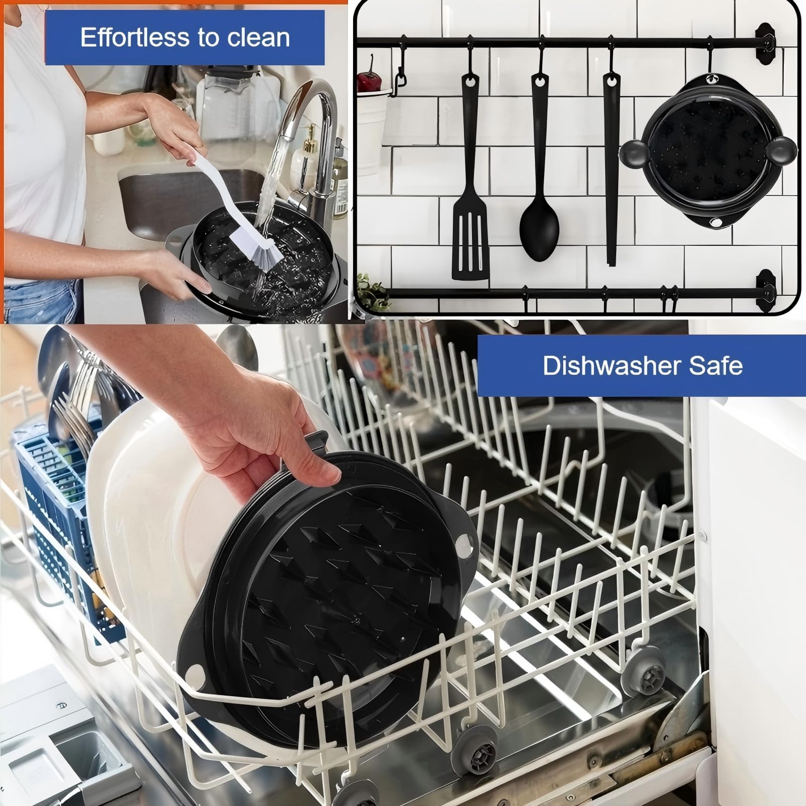 tareg deshiladora twist lavable para lavavajillas para limpieza fácil.