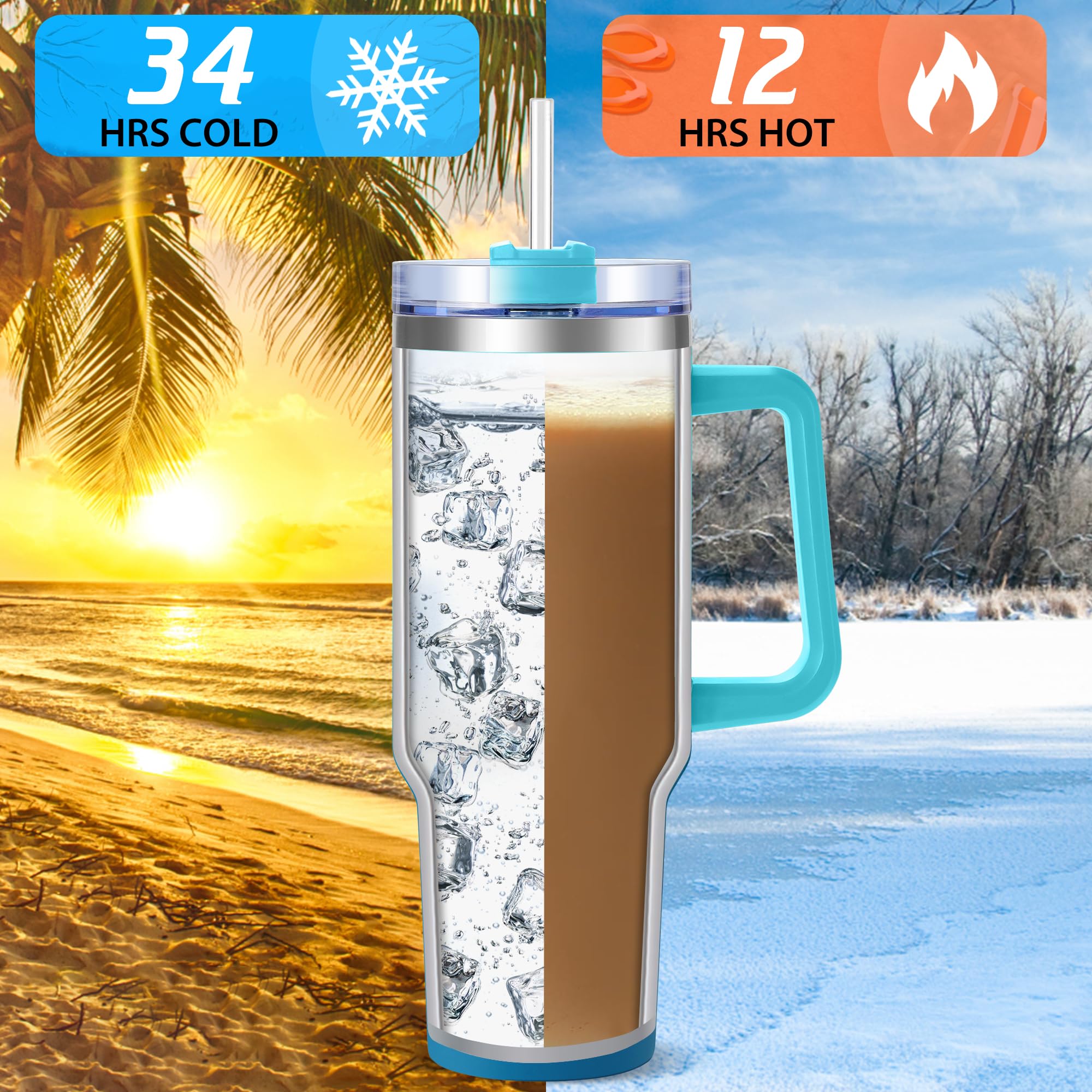 TaroKitc vaso térmico con aislamiento doble pared para mantener la temperatura.