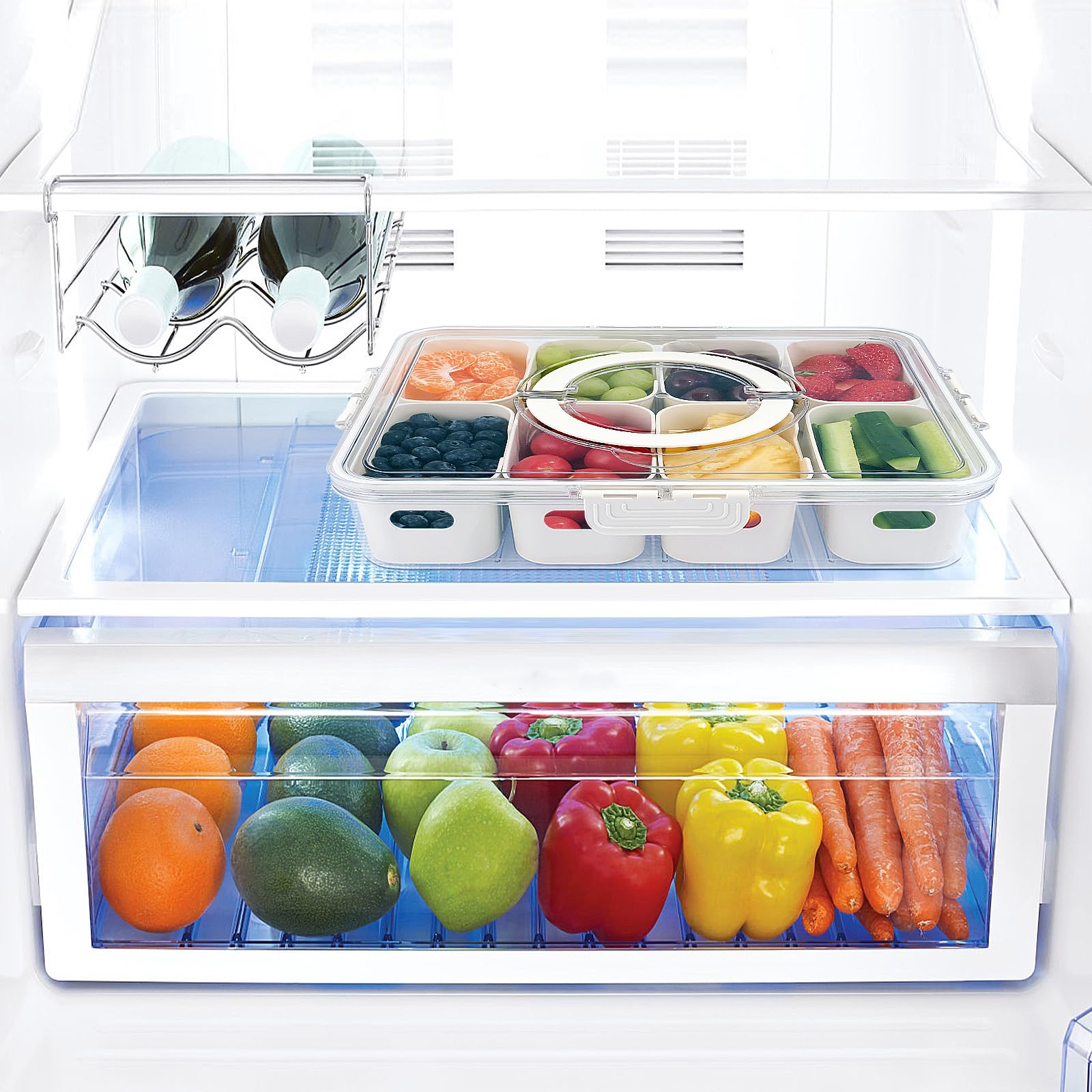Tarose Snackle Box material libre de BPA, duradero y seguro