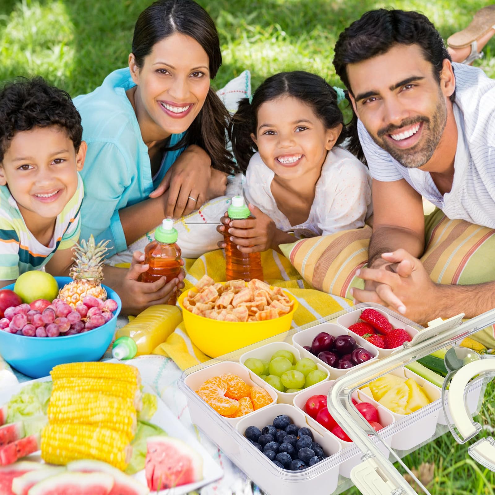 Tarose Snackle Box listo para picnic y salidas al aire libre