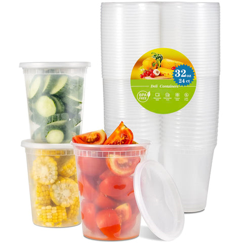 TashiBox contenedor plástico 32 oz con tapa hermética para almacenamiento seguro