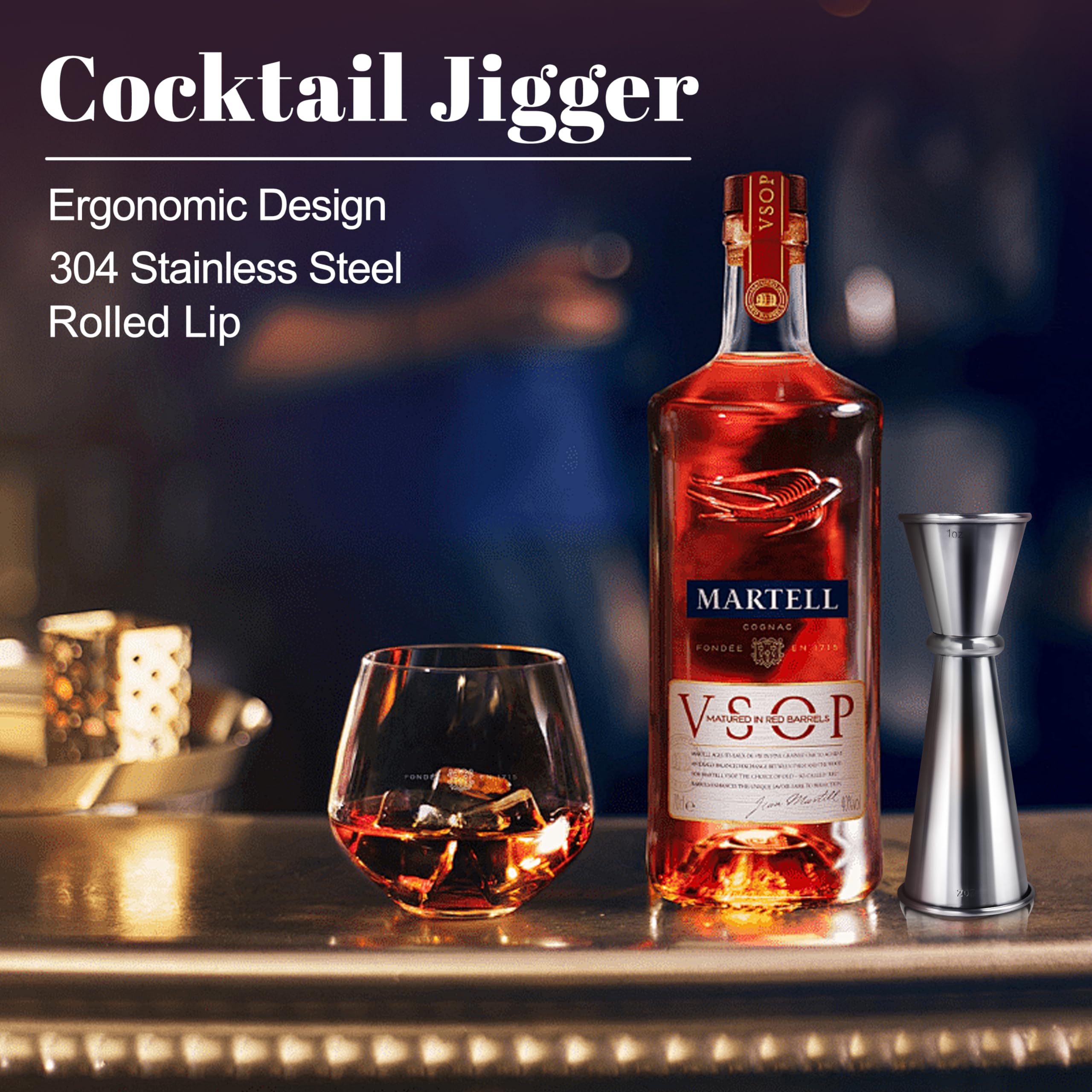TaShow jigger ideal como regalo para amantes de cocteles