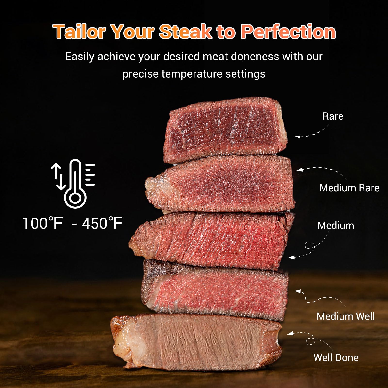Tastee Air Fryer con 24 preajustes para cocinar con un toque