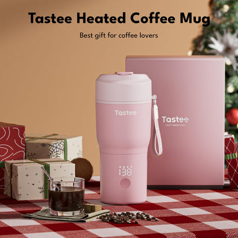 Tastee Taza rosa con acabado atractivo para estilo y sabor