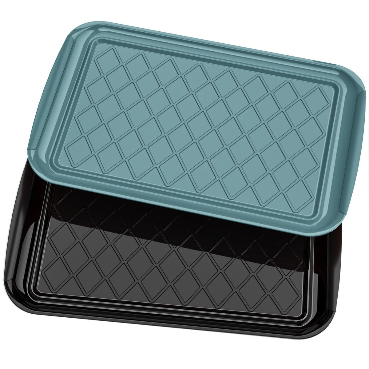 Bandeja TasticTotes para preparación de carnes crudas, mantiene higiene durante marinado