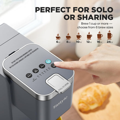 Bandeja de goteo extraíble para limpieza rápida.