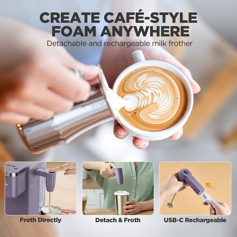 Bandejas de goteo ajustables para evitar salpicaduras.