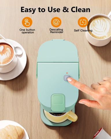 Diseño compacto de 800 W, ideal para espacios pequeños.