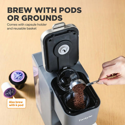 Filtro reutilizable para café molido que reduce residuos.