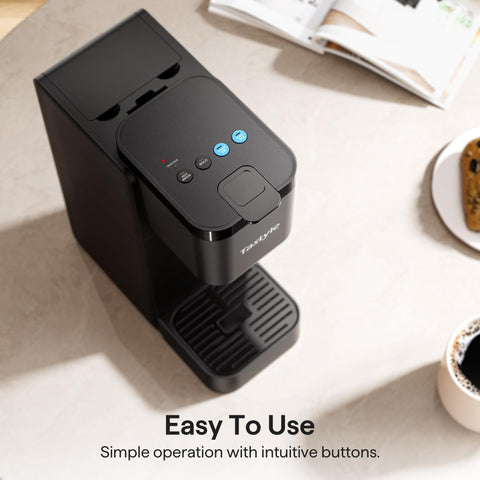 Tastyle cafetera opción con hielo, prepara bebidas con hielo de forma rápida.