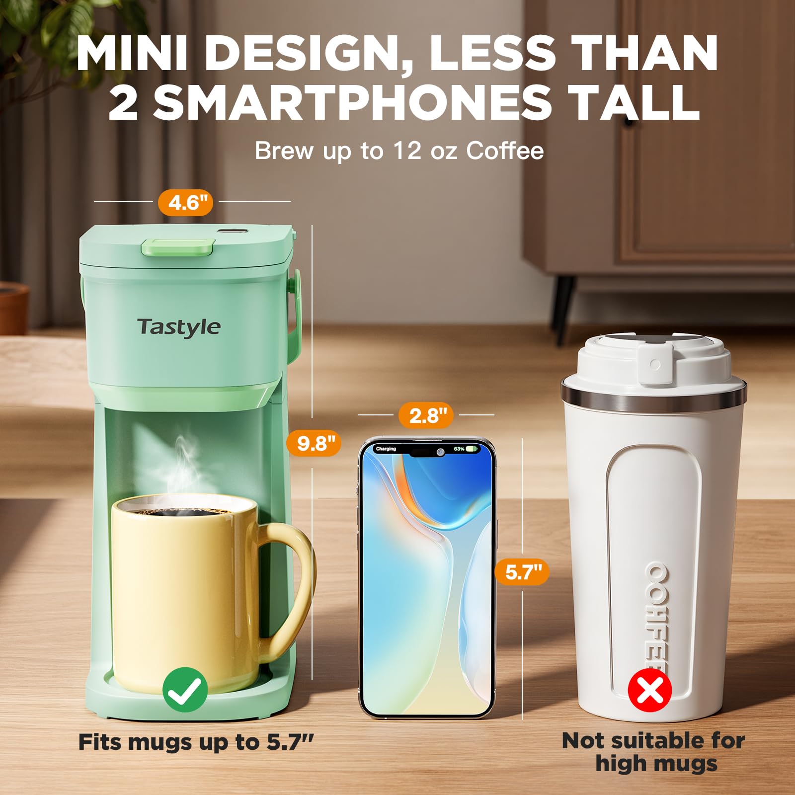 Preparación rápida en 3 minutos con Tastyle Oasis para empezar el día.