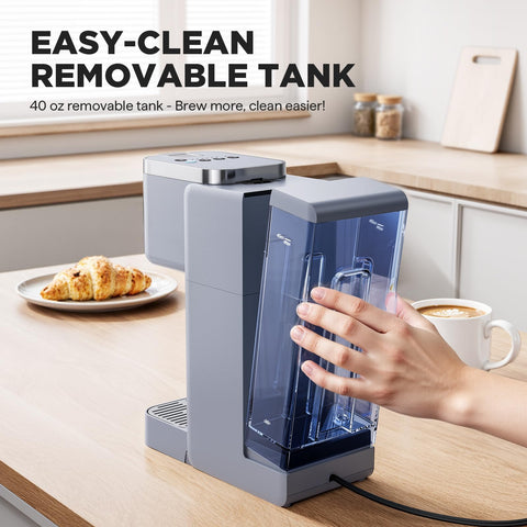 Apta para tazas de viaje de hasta 7,3 pulgadas.