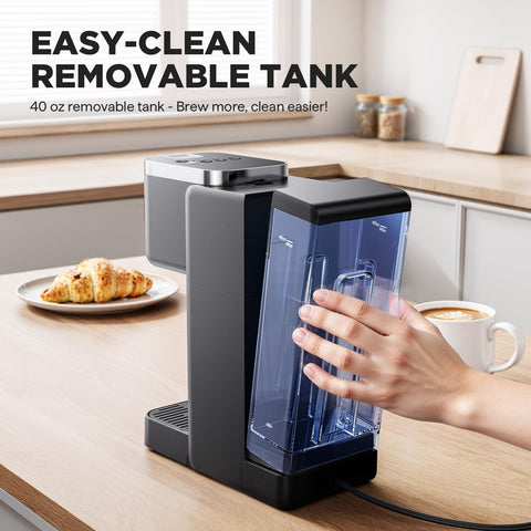 Tres estilos de preparación: caliente, fuerte o con hielo para diferentes bebidas.