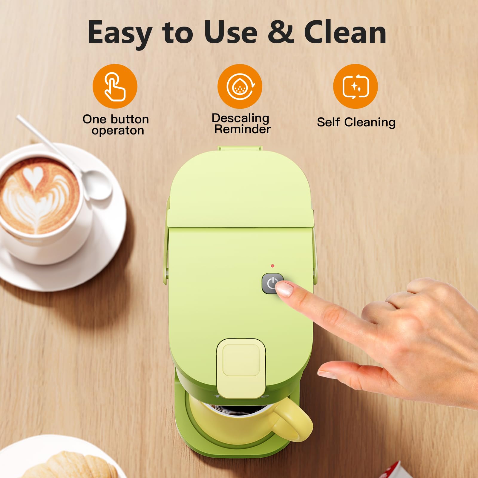 Seguridad y apagado automático en la cafetera Tastyle