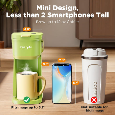 Tanque de agua de 12 oz en Tastyle con marcas visibles