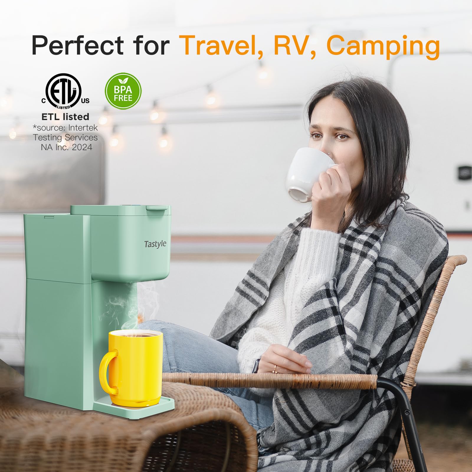 Tastyle Mini cafetera 6 a 14 onzas para porciones a tu medida