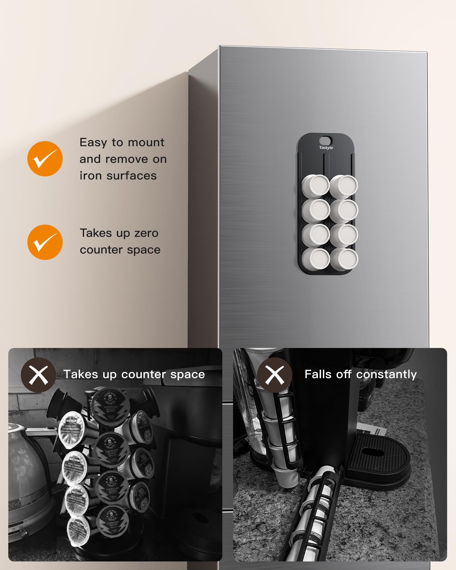 Tastyle organizador K-pod magnetico para puertas facilita el acceso sin ocupar espacio