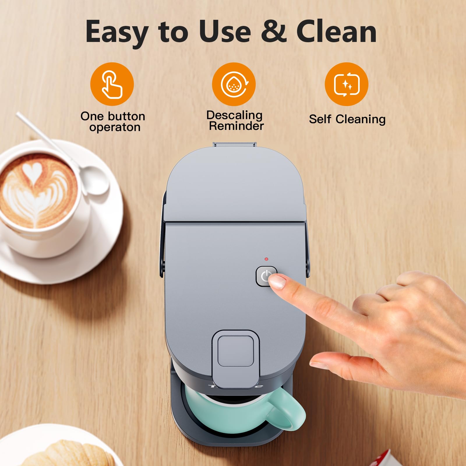 Tastyle tanque de agua visible de 12 onzas para controlar la intensidad