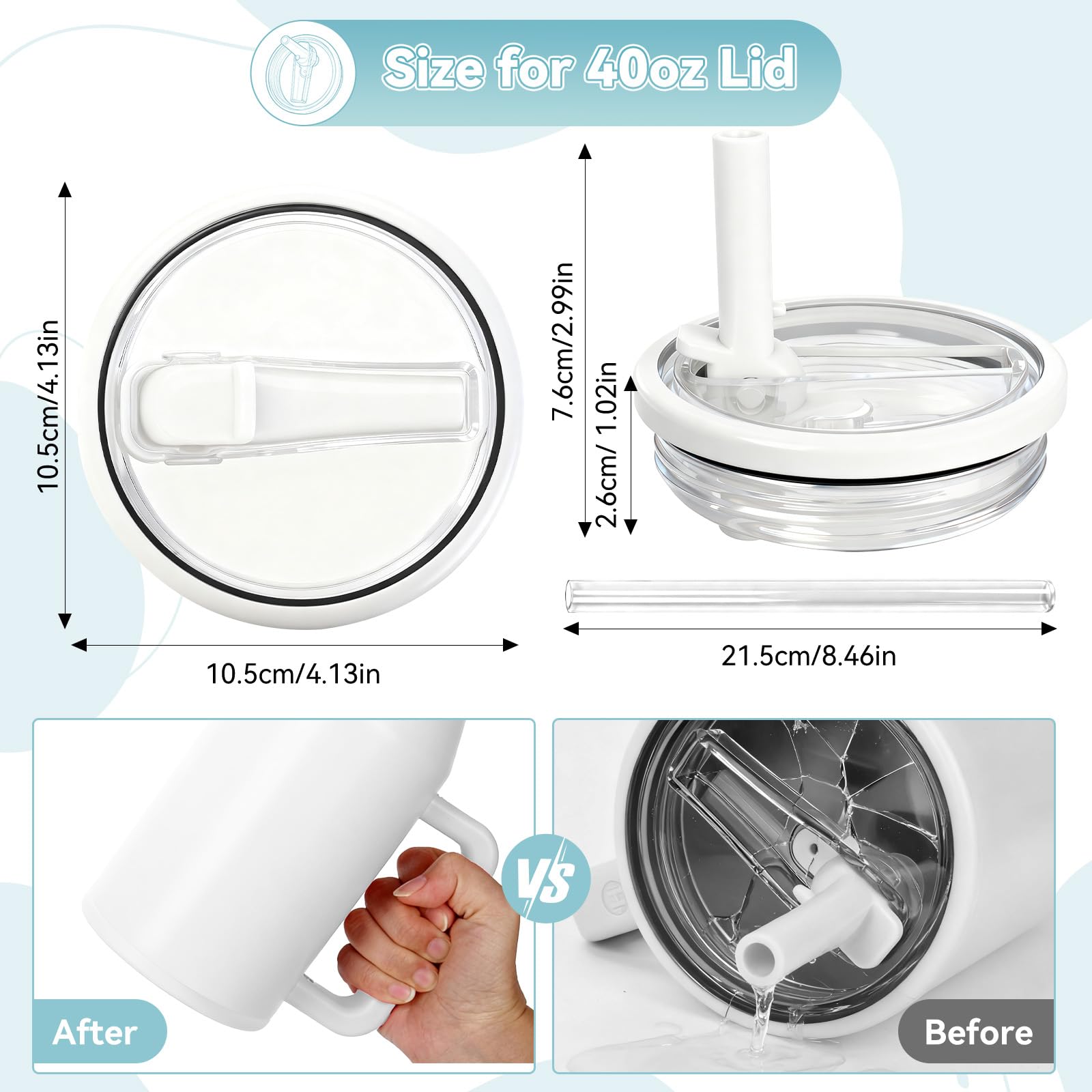 Pajitas reutilizables incluidas para HydroJug Traveler, uso diario seguro.