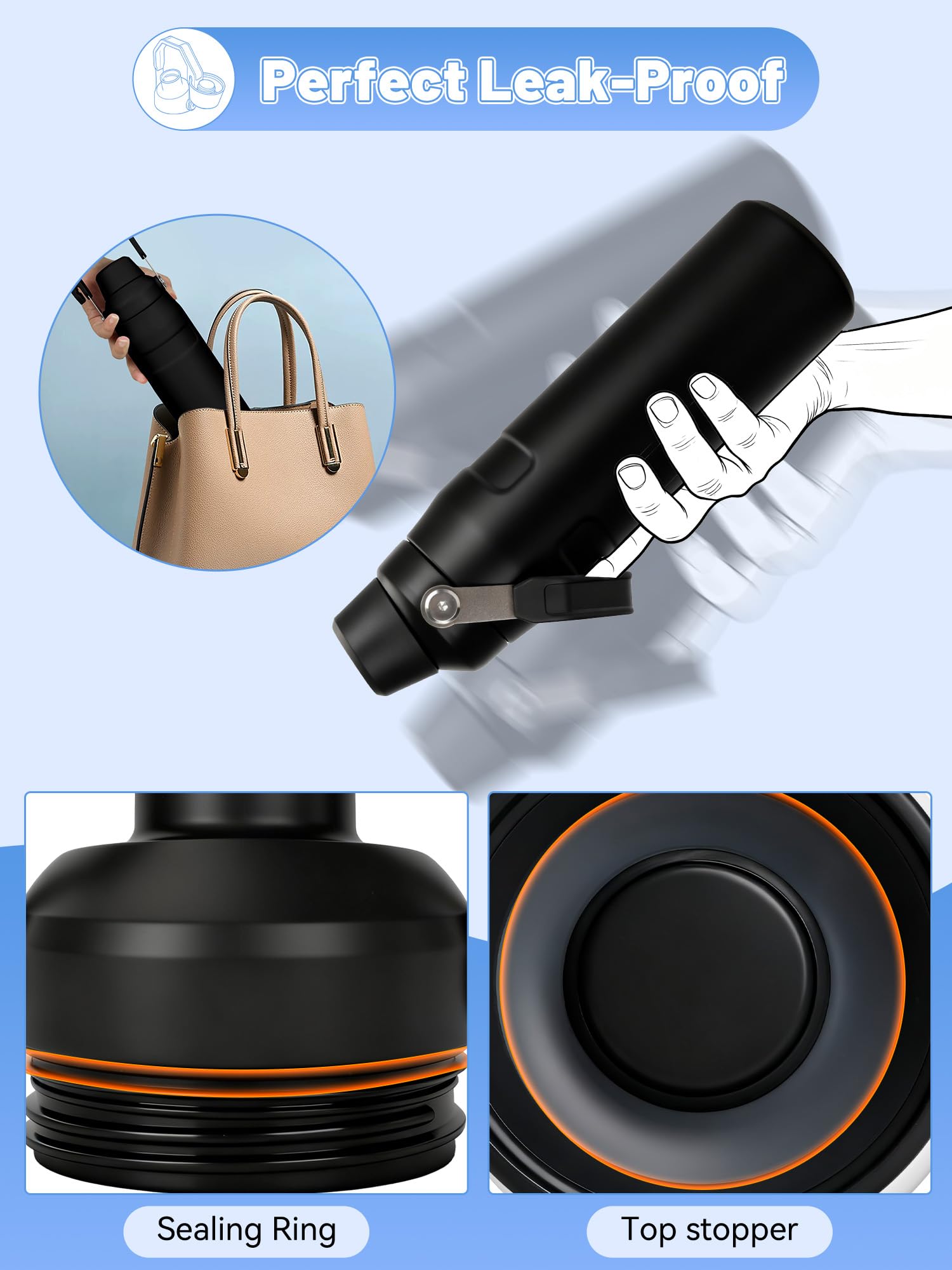 Tatamy tapa repuesto para Stanley IceFlow 50oz: repuesto duradero para uso diario.