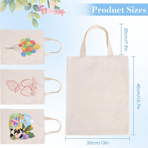Tatotutota bolsa tote canvas alas reforzadas, ideal para cargas pesadas.