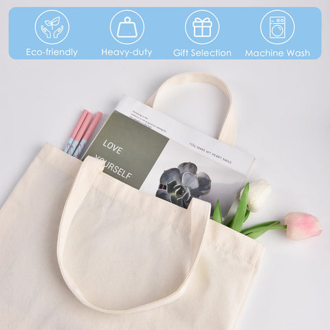 Tatotutota bolsa tote sublimación plana, lista para personalizar con tus diseños.