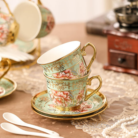 TATSUMI estante dorado para té, decoración y almacenamiento elegante.