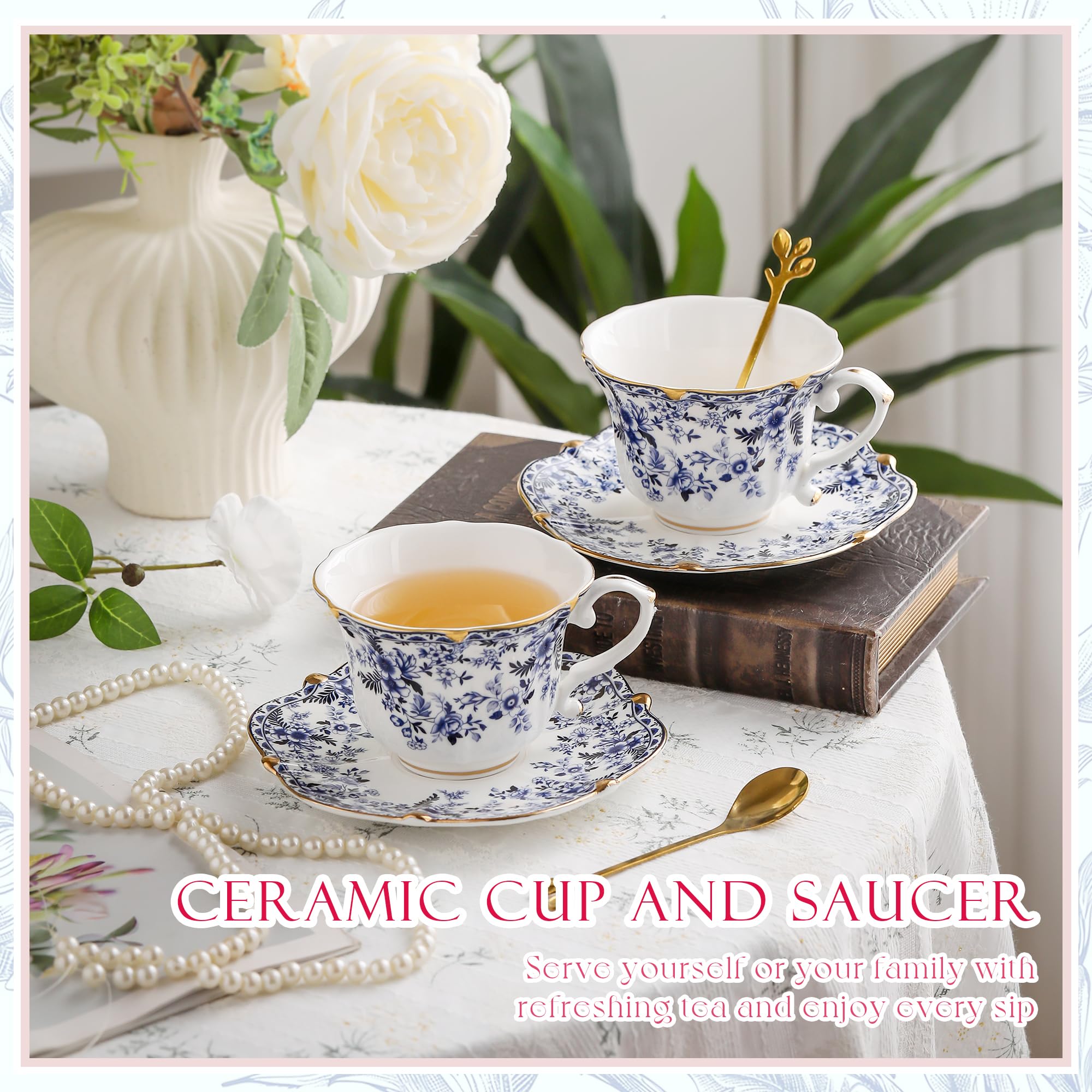 TATSUMI taza de porcelana de hueso resalta en cualquier mesa.