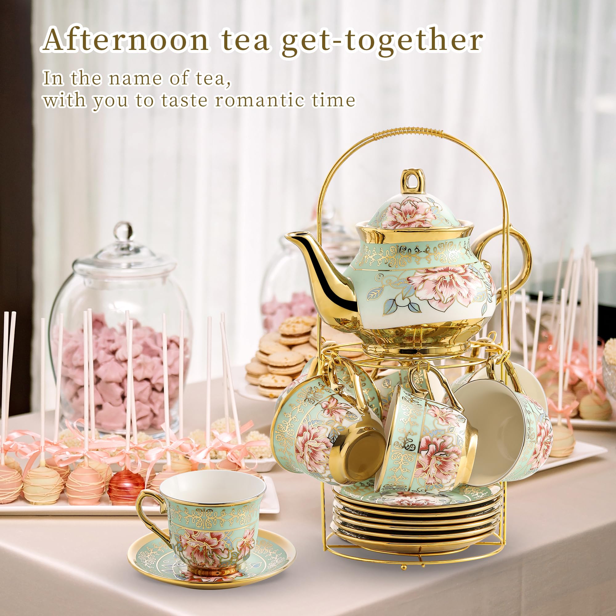 TATSUMI tazas de porcelana 6 unidades para compartir el té.
