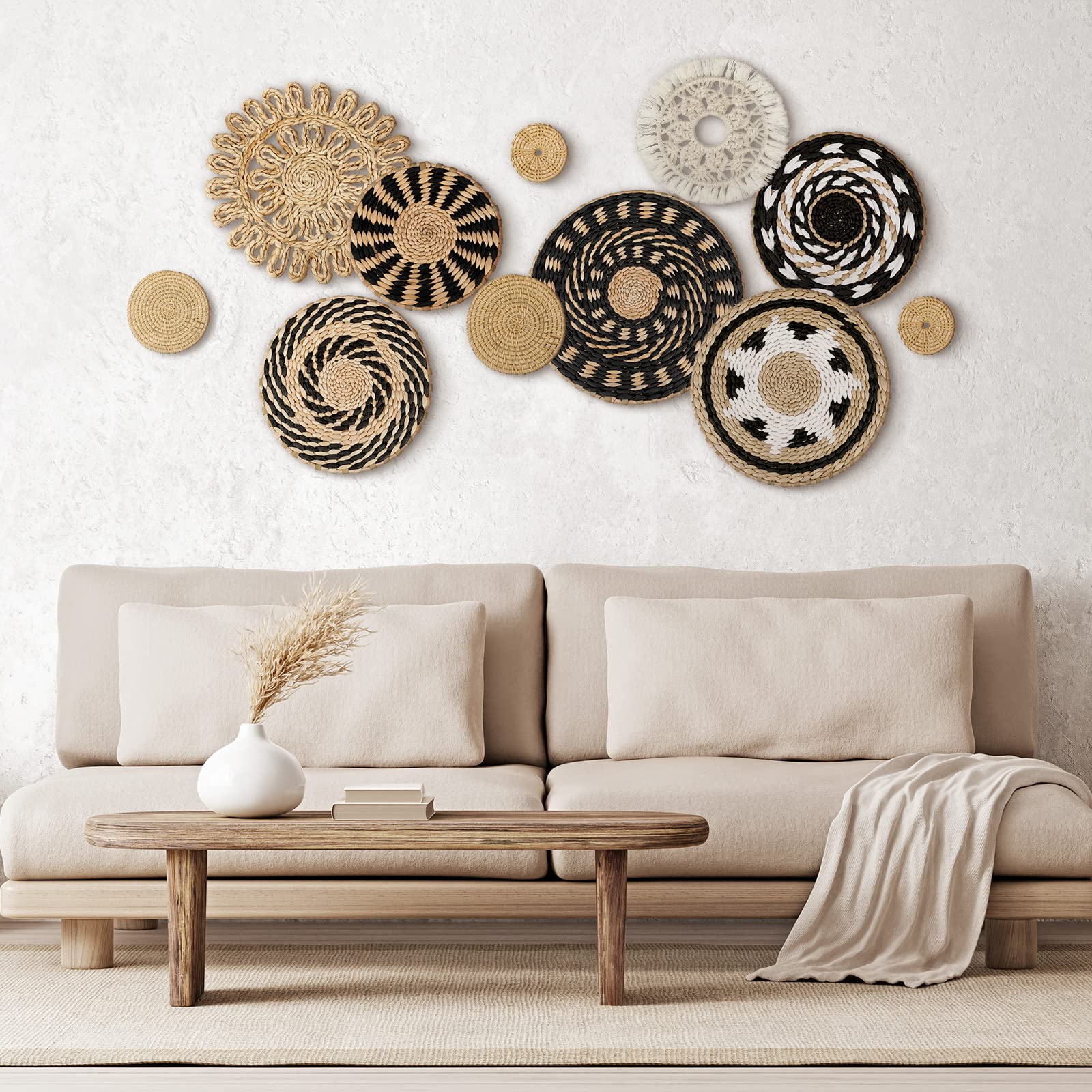 Cesta mediana Tatuo para organizar objetos en la pared con estilo.