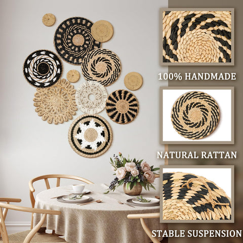 Conjunto de cestas Tatuo para decoración versátil y almacenamiento ligero.