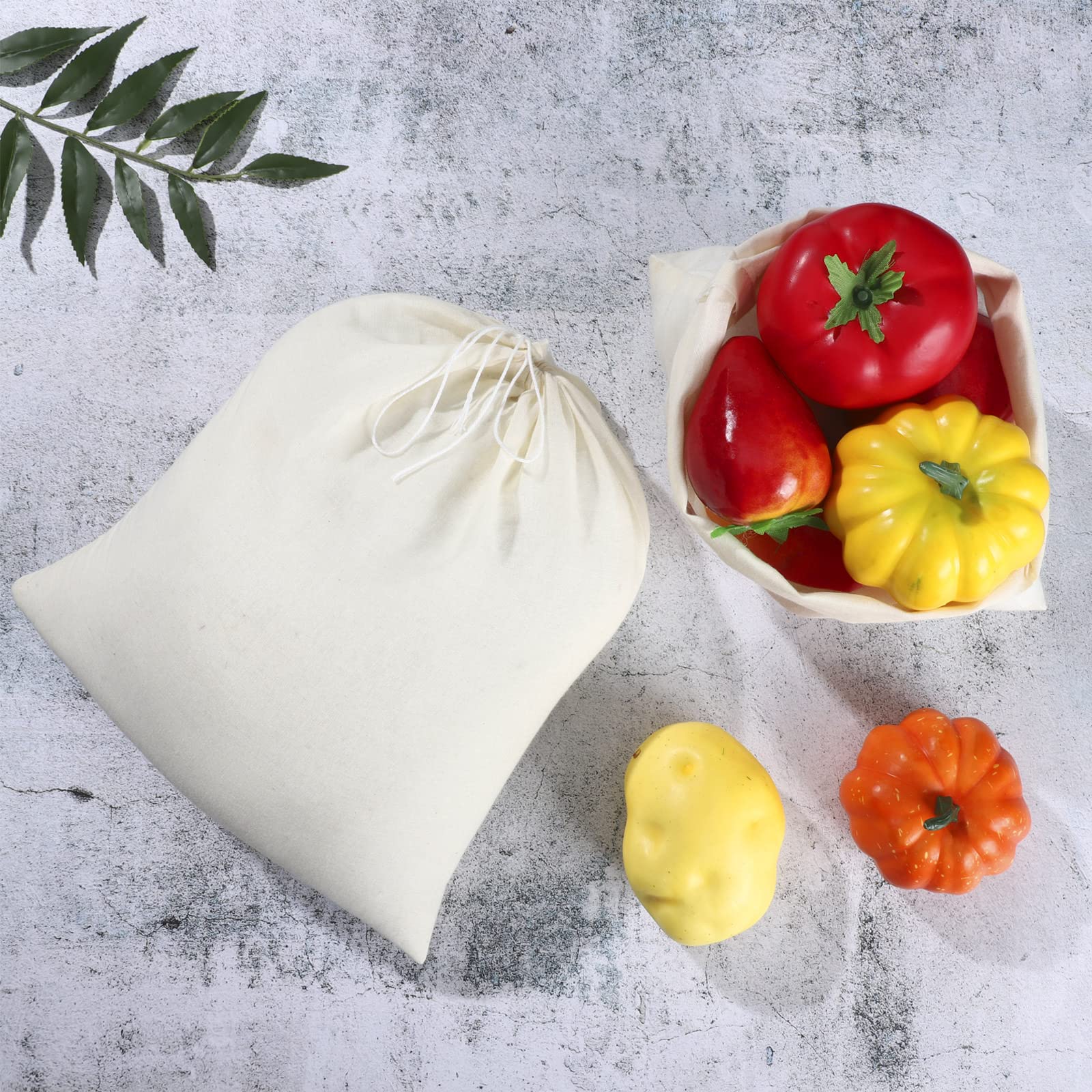 Saco de muselina para cosméticos, ideal para organizar el baño con Tatuo.