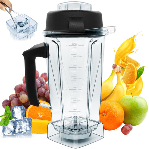 Tauuio Vitamix 64oz limpieza fácil para un mantenimiento rápido.