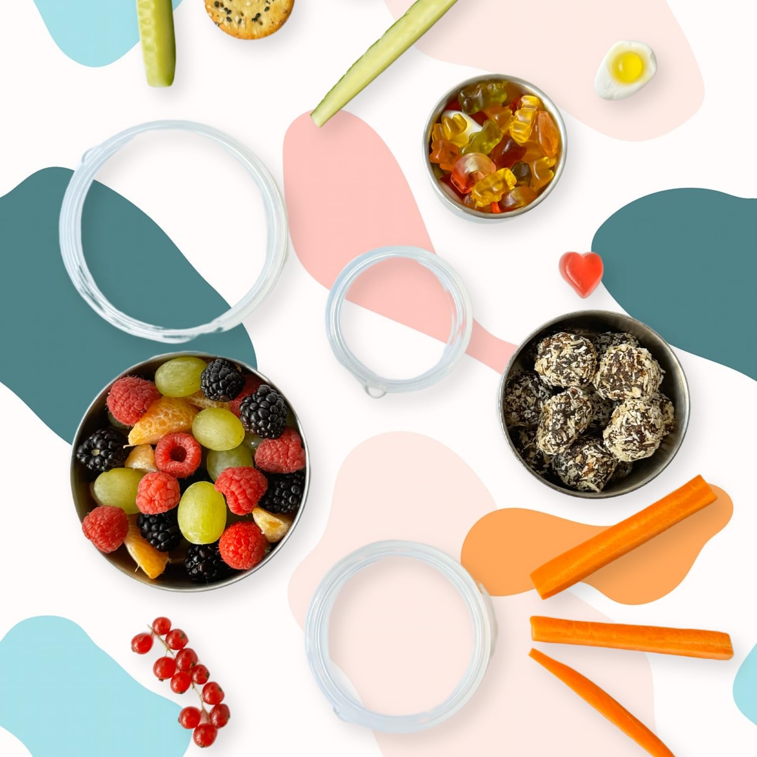 TAVVA Tapa fácil de abrir, ideal para niños pequeños.