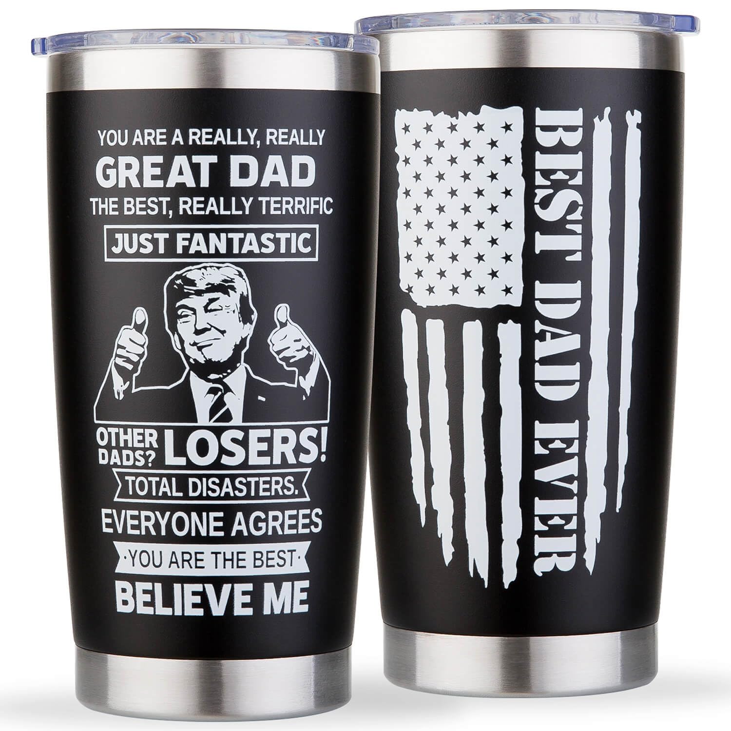 Tawazi taza regalo papá divertida 20oz, ideal para sorprender en Navidad.