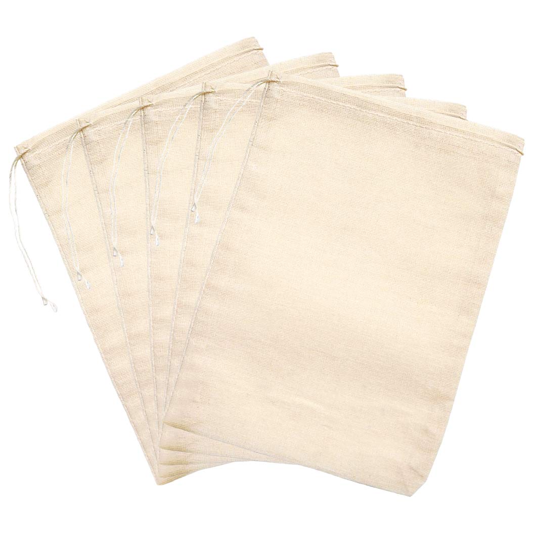 Set de 100 bolsas muselina natural Tayfremn para organizar artículos.