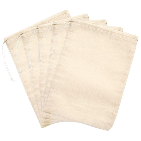 Set de 100 bolsas muselina natural Tayfremn para organizar artículos.