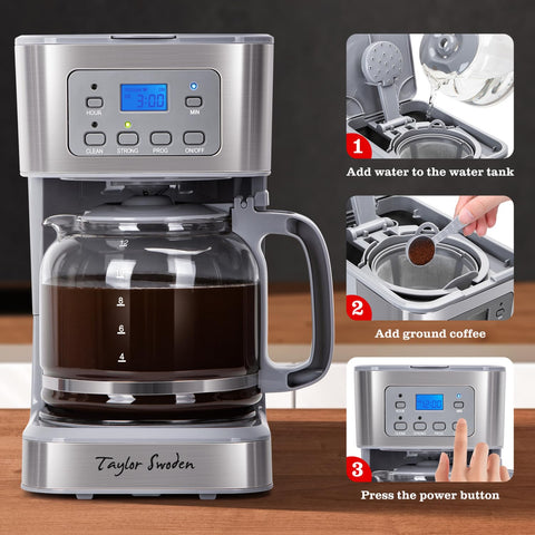 Taylor Swoden cafetera filtro permanente para café y té